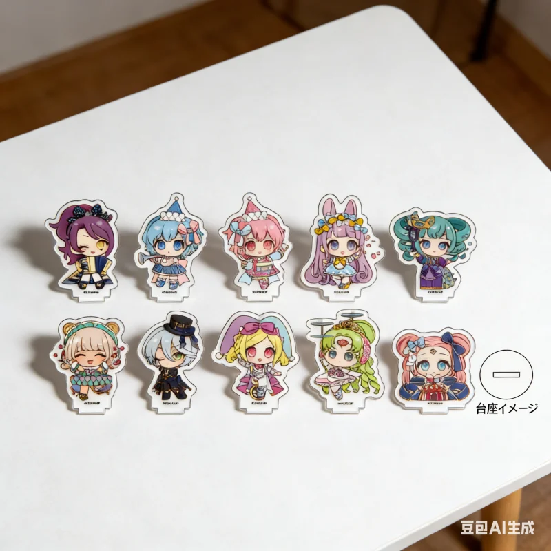 Pripara Popular Anime related Bag Pendant Anime Collection Lanyard Kawaii Acrylic Stand Figure Creative Festivals Gift