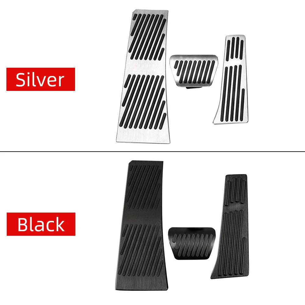 Aluminum Car Foot Pedal Fuel Accelerator Brake Pedal Rest Pedal Cover Non-slip Pad For BMW iX5 iX 2021 2022 Accessories