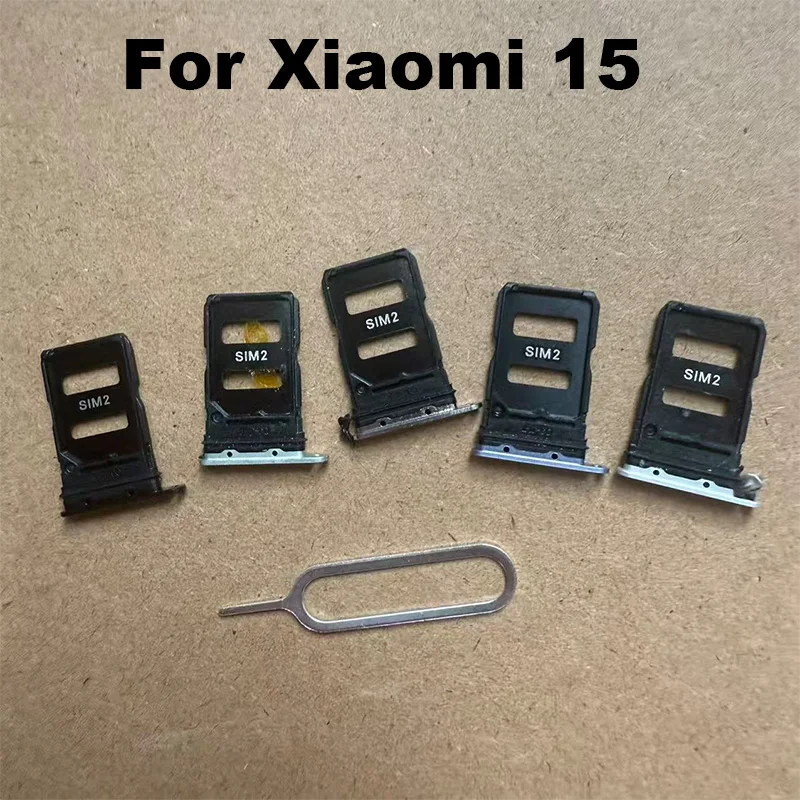 

Новинка для Xiaomi 15, лоток для SIM-карты, держатель, разъем адаптера, запасные части, замена MI