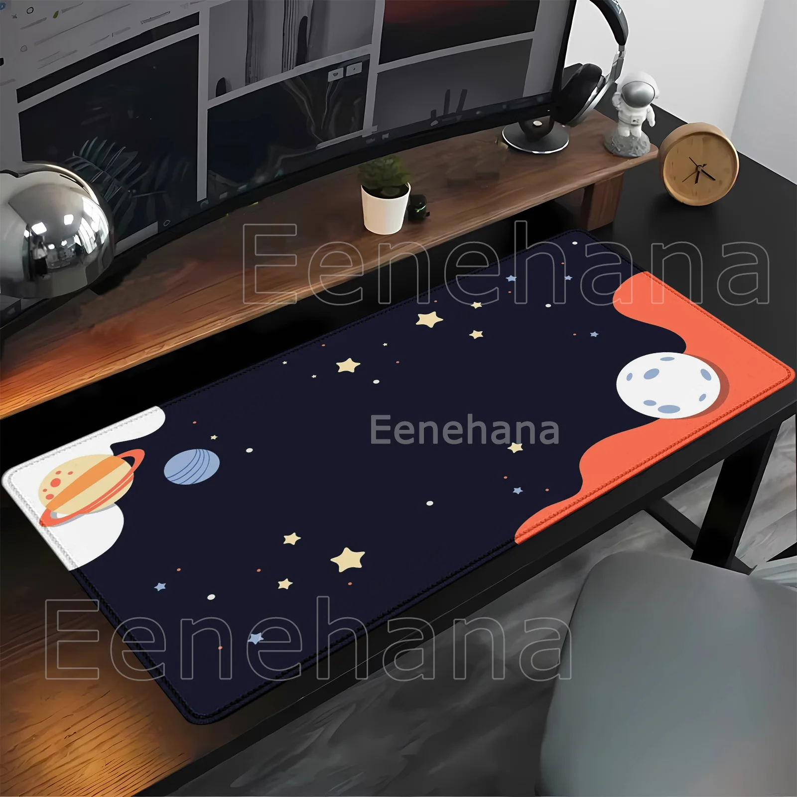 

Коврик для мыши XXL, коврик для мыши в стиле аниме, для геймеров, для ноутбука, с изображением Вселенной, космоса, Солнечной системы, HD-печать, для ПК, для игр, для офиса, аксессуары, коврик для клавиатуры, настольный коврик