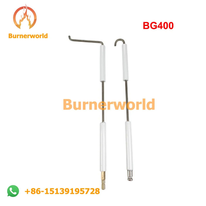 

Ignition electrode and Ion probe Bentone BG300 BG400 burner ceramic electrode flame detection probe