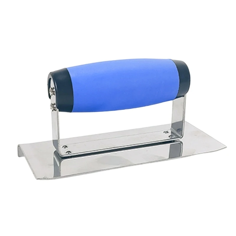 Paleta esquinera pared inoxidable fácil usar, espátula para desnatar, enyesado con agarre cómodo para envío profesional, 2
