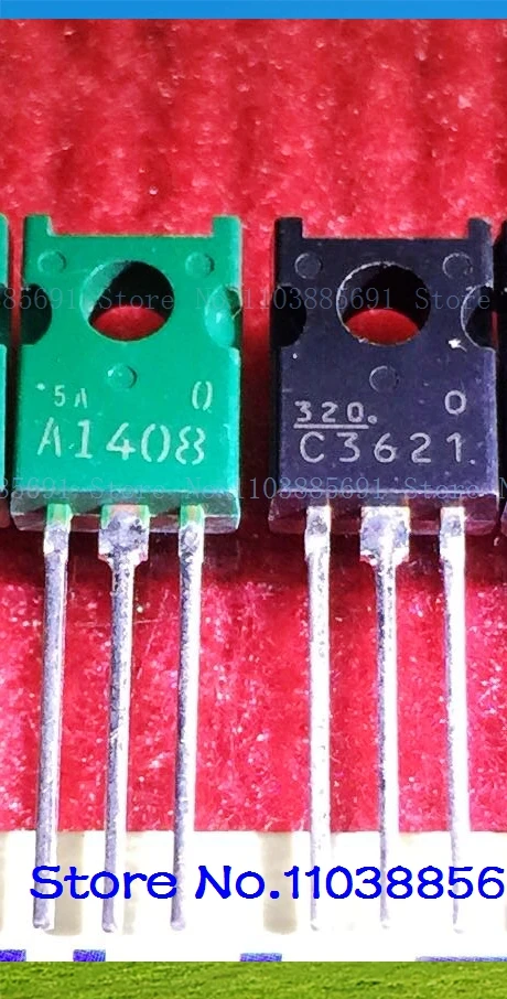 2pcs/lot=a pair 2SC3621 2SA1408 C3621 A1408