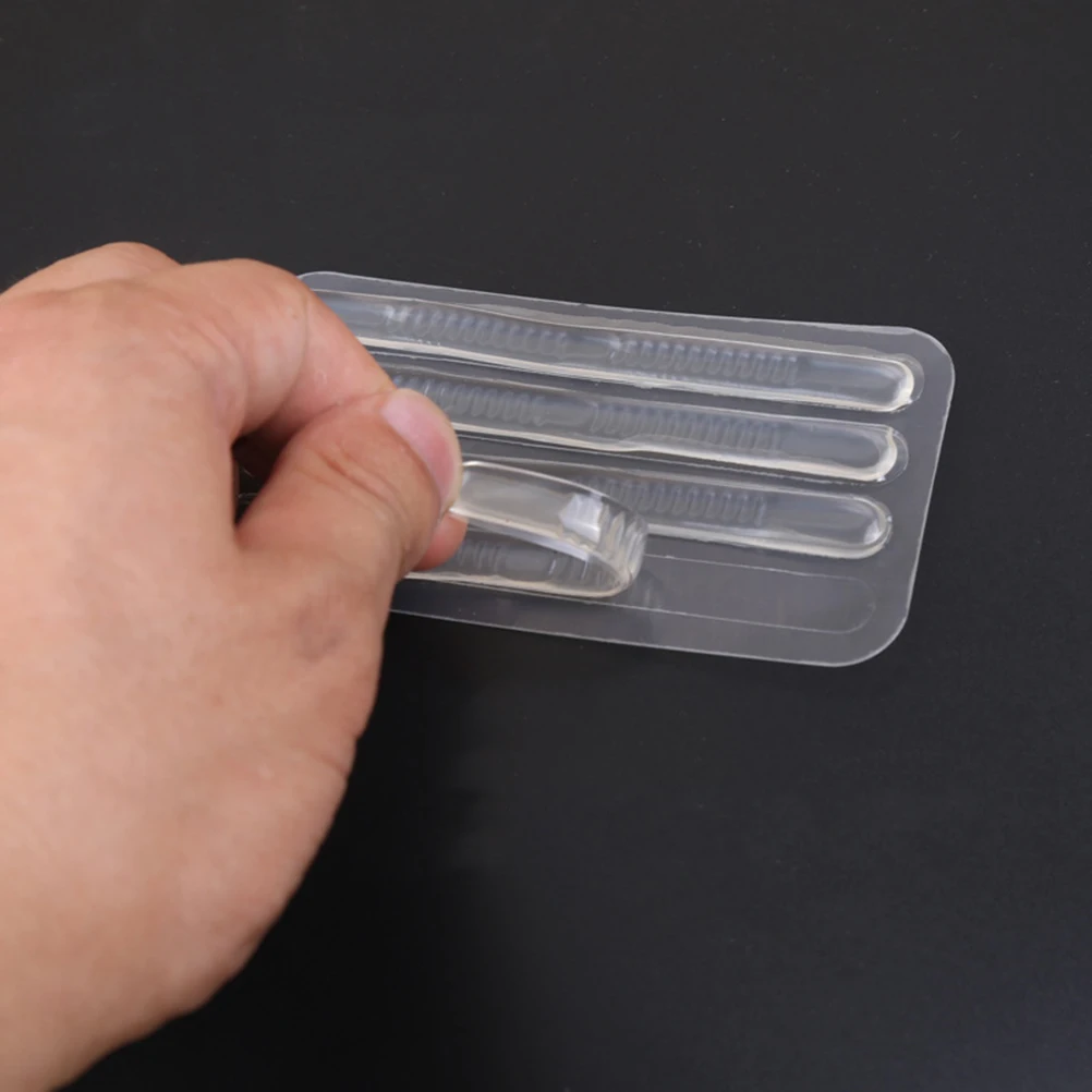 

4pcs Silicone Wave Anti-Wear Foot Stickers Thin Adhesive Heel Cushion Invisible Slip-Proof Shoes Care Tool For High Heels