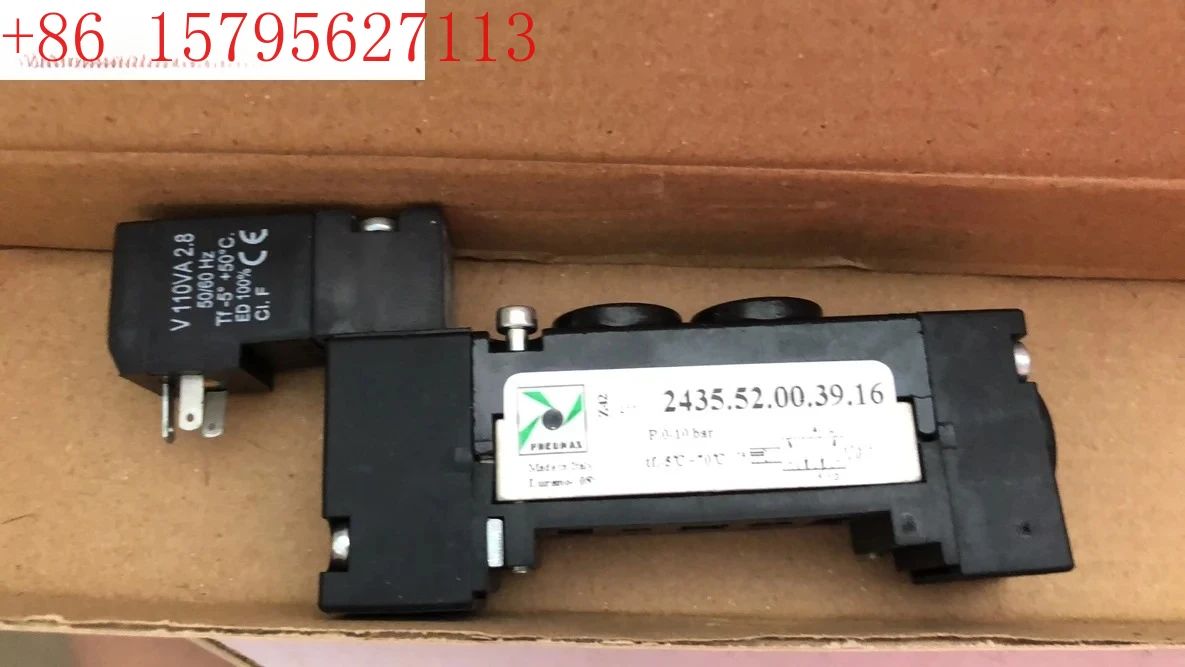 

2435.52.00.39.16 Electromagnetic valve PNEUMAX N336.0A 3/2NC 110VAC