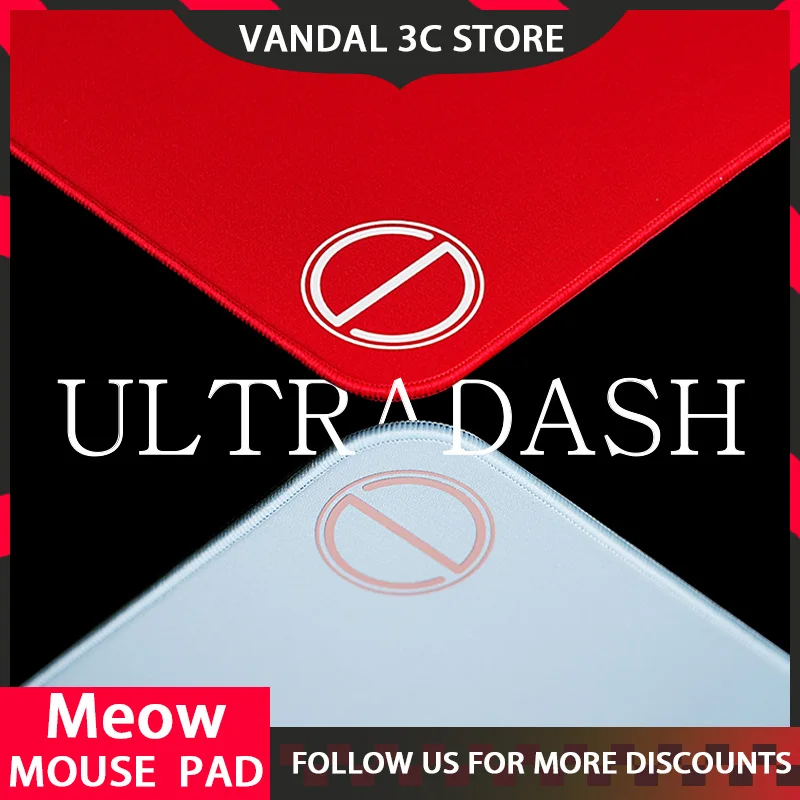 

Meow Ultradash Ud Large Size Mouse Pad Light Blue Red Esports Gaming Mouse Mat For Csgo Pubg No Box Speed Mouse Pad E-Sports Des