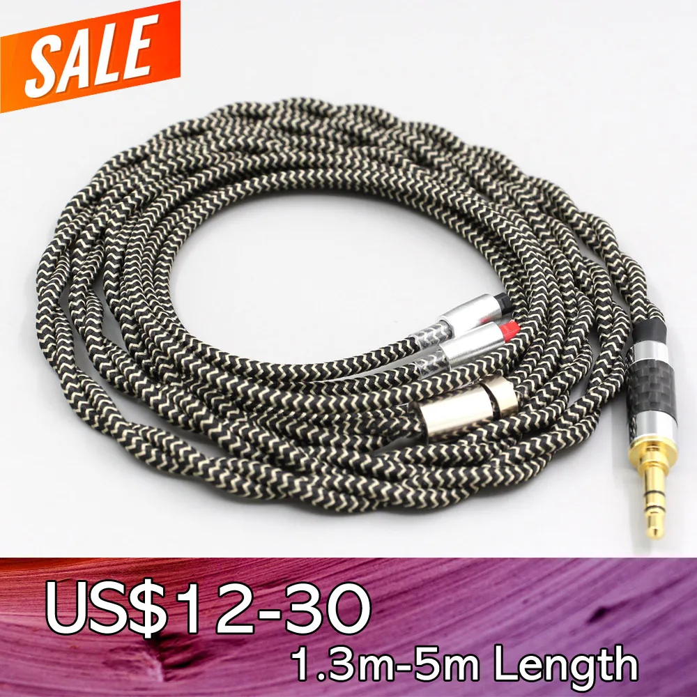 

2-жильный 2,8 мм защитный плетеный кабель для наушников Litz OFC для Audio-Technica ATH-IM50 IM70 IM01 IM02 IM03 IM04 LN008050