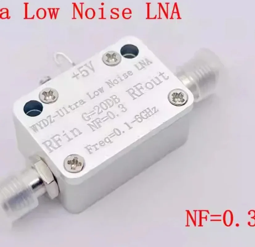 1Pc Ultra Low Noise LNA NF=0.3 0.1-6GHz Wideband RF Signal  Module