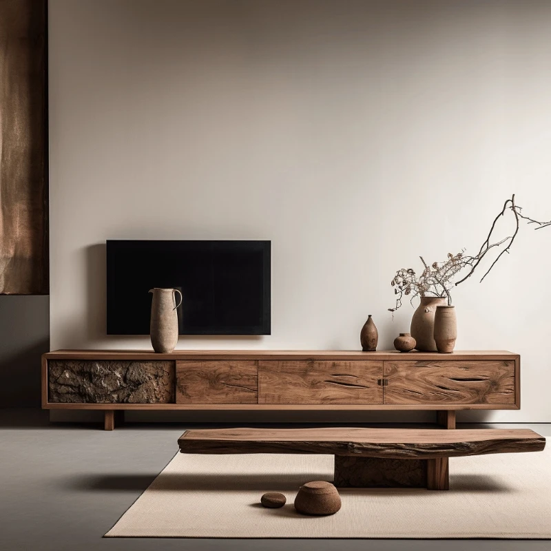 

Electric Fireplace TV Stand Modern Entertainment Center Floating Wood Console Cabinet Design Mobili Per Il Soggiorno Furniture