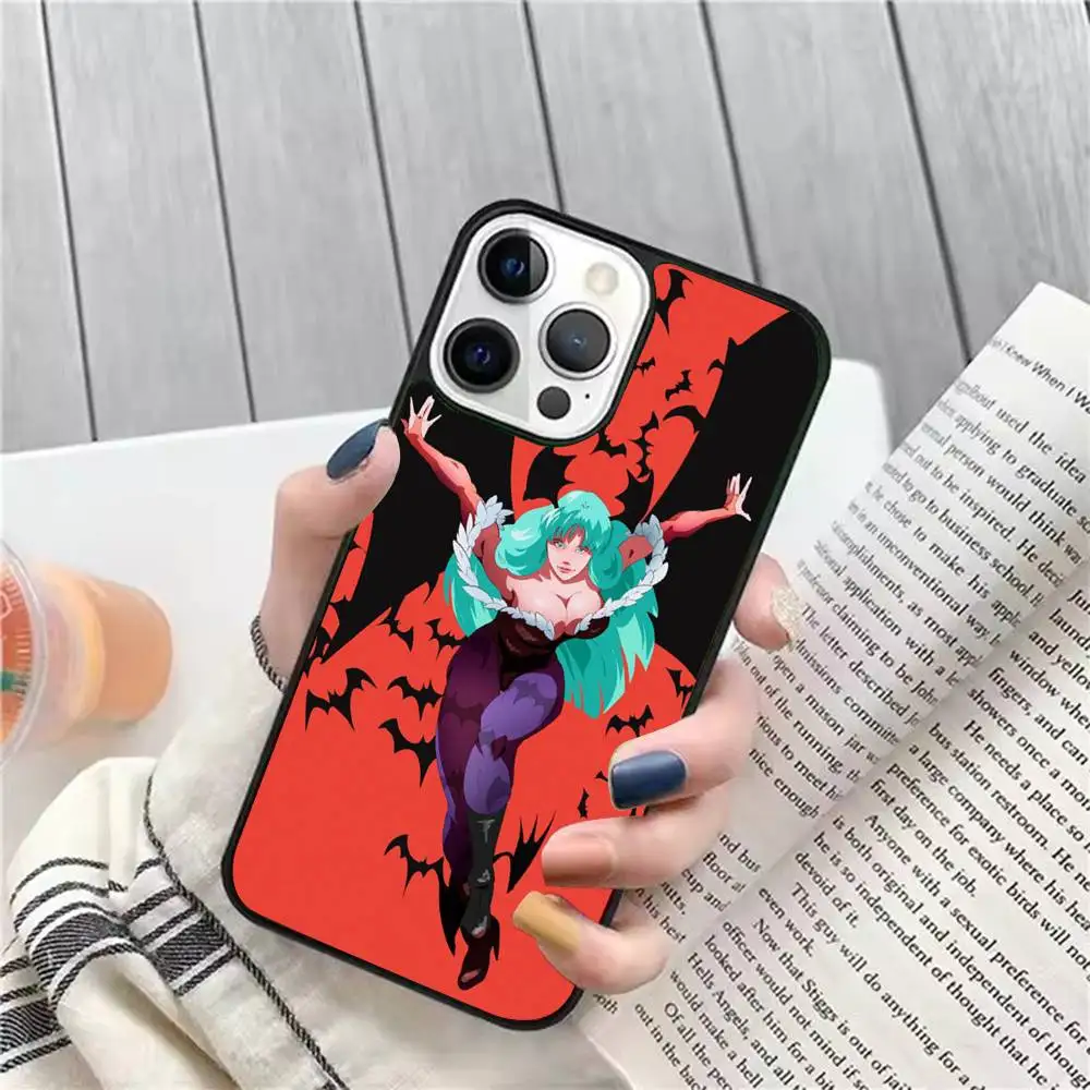 

1 шт. чехол для телефона Morrigan The Devil Never Dies с сильным магнитом для IPhone 16 15 14 13 Pro Max 11 12 Mini