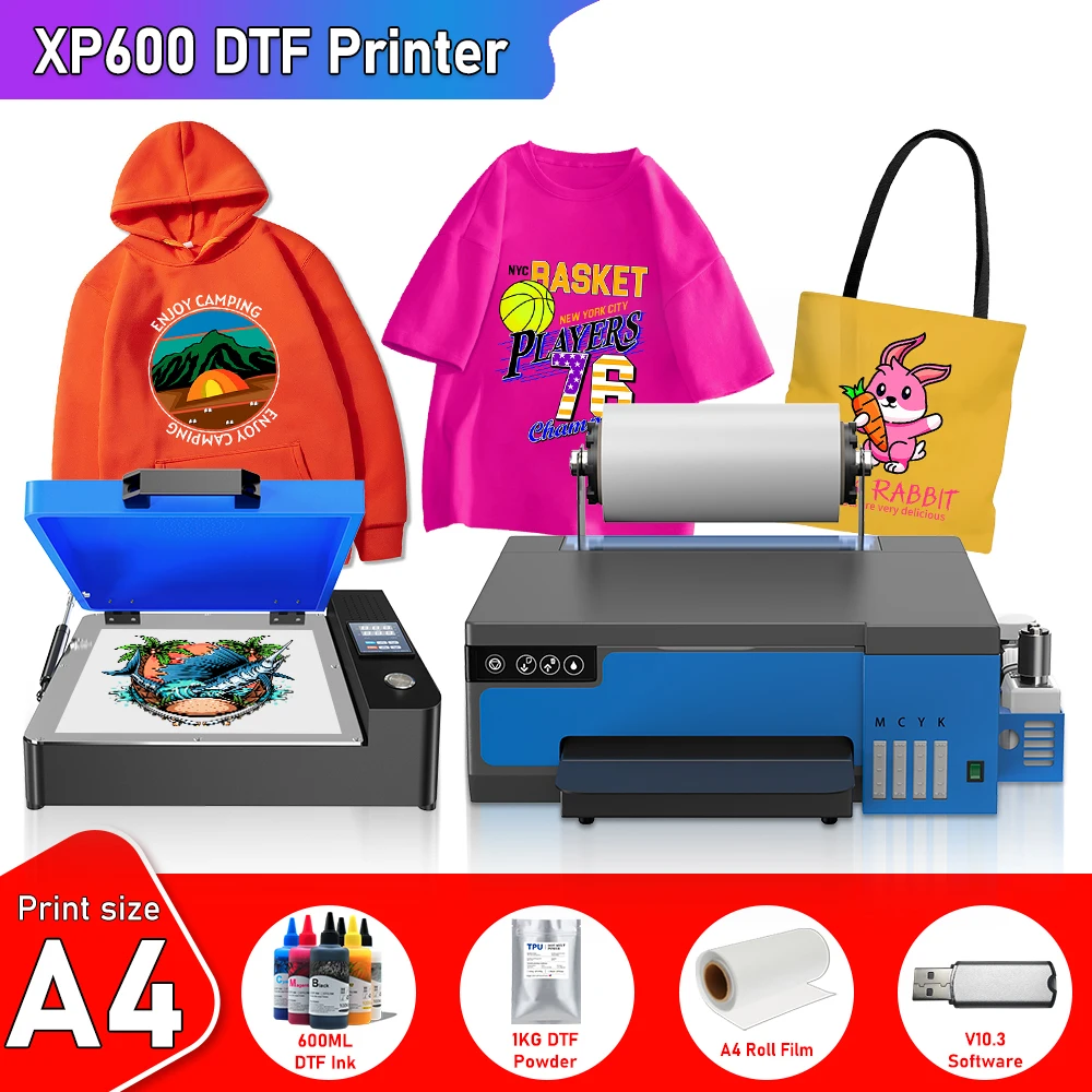 

Принтер A4 DTF для Epson L805 Принтер DTF для Epson XP600 Принтер DTF термопереносная печатная машина для футболок A3 impresora dtf