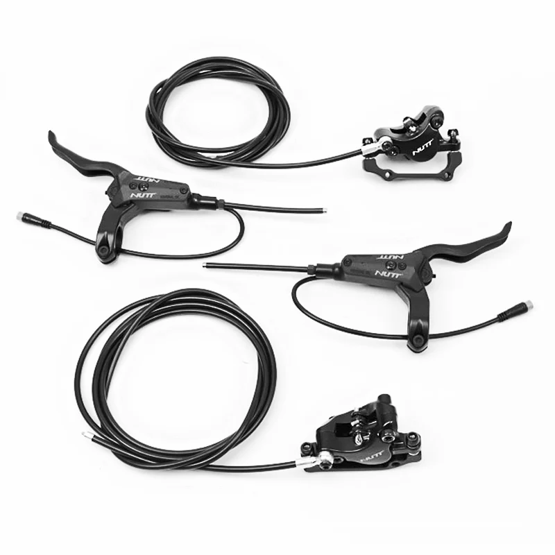 NUTT E-bike brake  Hydraulic Disc brake 2 Pin Power Off Cable Electric Scooter bicycle for KUGOO G-booster Scooter Clamp