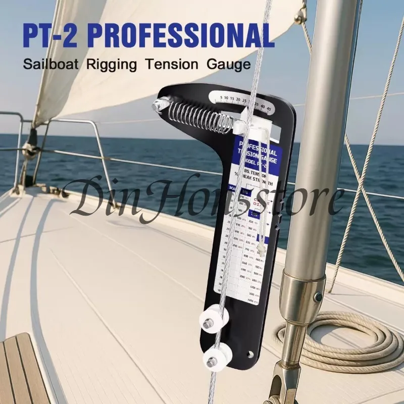 Sailing rigging tension gauge PT-2 for 3/16, 7/32, and 1/4 inch cable Range 2000 lbs