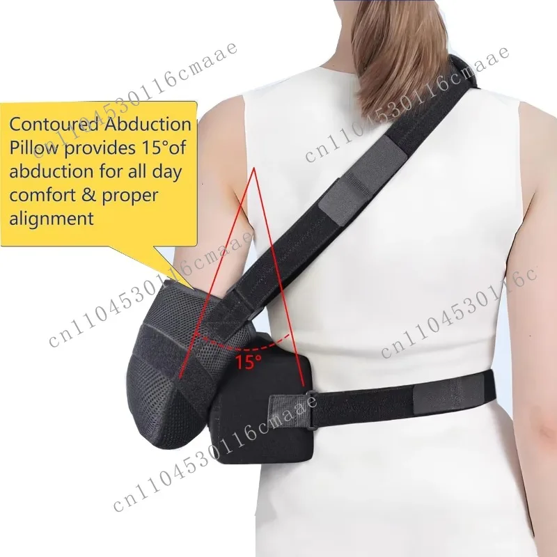 Adjustable Breathable Non-slip Polyester Arm Sling Shoulder Abduction Support Occipital Medical Shoulder Guard