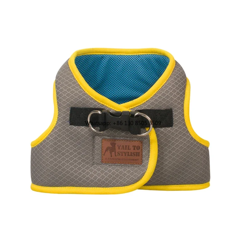 10pcs Manufacturer Wholesale Breathable Custom logo Dog Harness Luxury