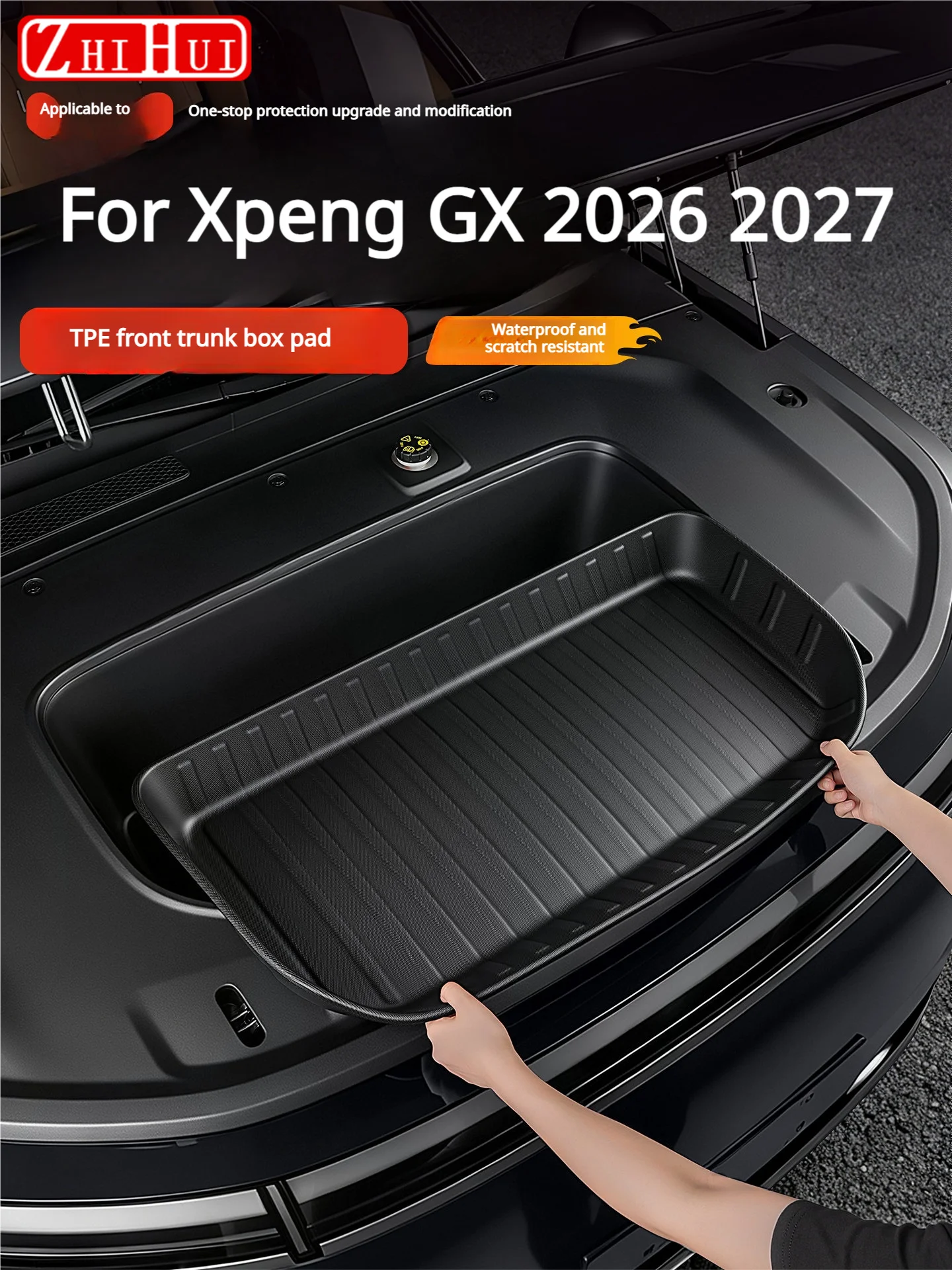 For Xpeng GX 2026 2027 Car Styling Front Spare Box Pad Waterproof Pad All Inclusive Essential Supplies Modification Accessories