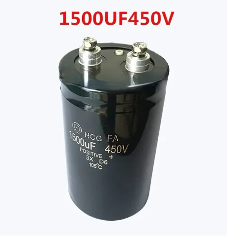 

Ultrasonic special capacitor 1500UF/450V 1500UF inverter Original electrolytic capacitor of Hitachi electric welding machine