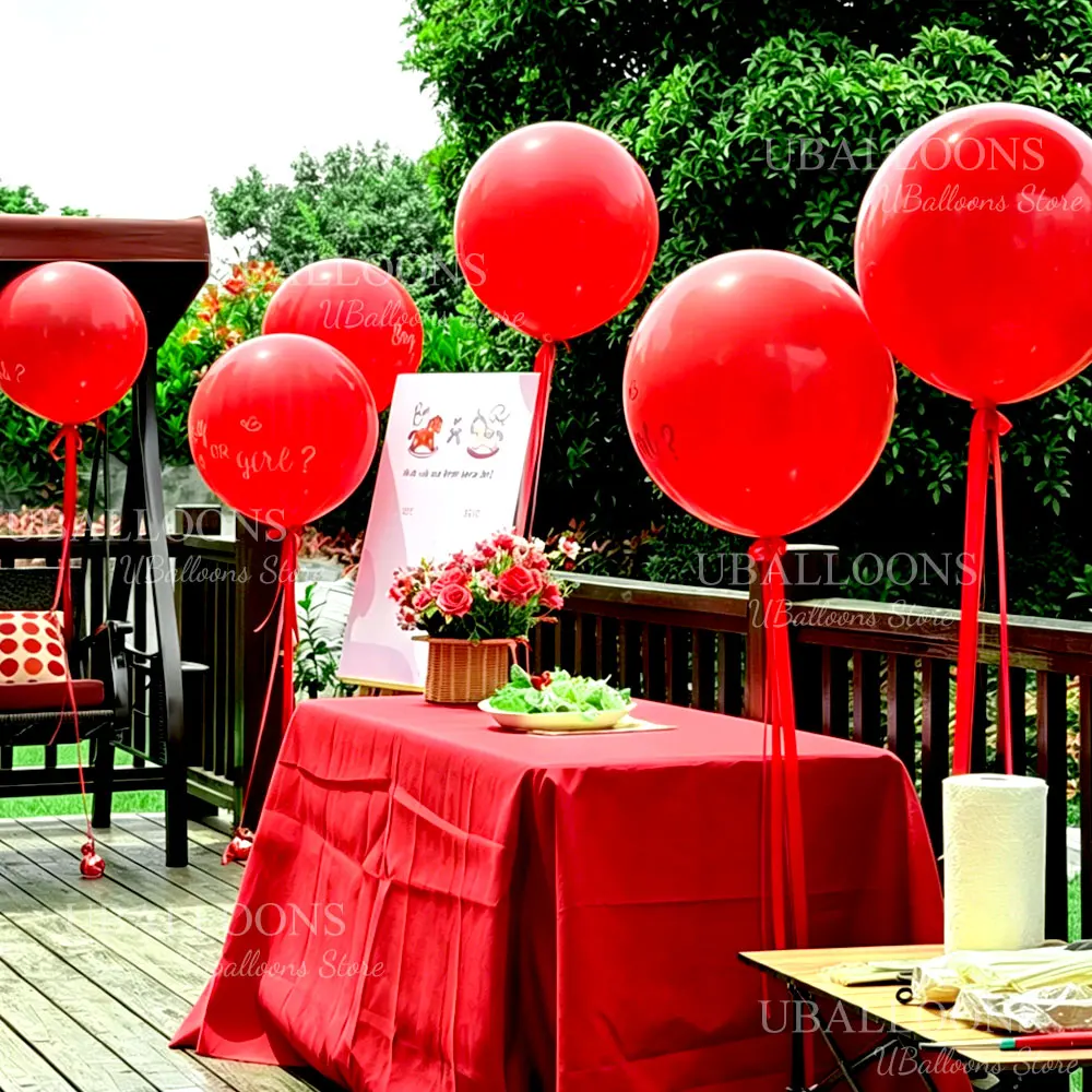 18inch Bright Red Balloons 2/5/10pcs Latex Crystal Wine Red Burgundy Garnet Balloons for Birthday Wedding Christmas Party Decor