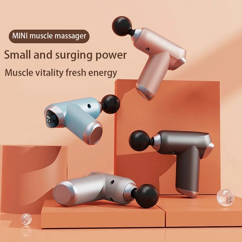 Mijia ايكو سلسلة جديدة LCD بندقية صغيرة فآسيا بندقية تدليك عنق الرحم العضلات الاسترخاء تدليك 4 رؤساء تدليك المنزل مكتب الاسترخاء