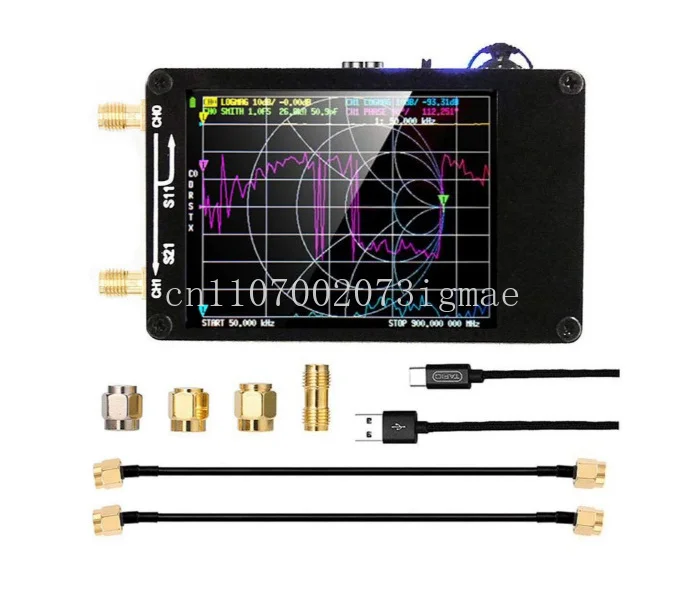 analyseur-de-reseau-vectoriel-analyseur-d'antenne-analyseur-de-ondes-courtes-mf-hf-vhf-uhf-talent-h4