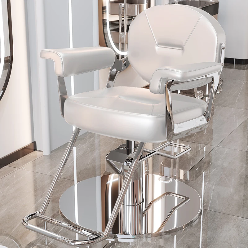 Sillas de barbero de celebridades en línea, elevador de peluquería, sillas de barbero simples específicas, Muebles de salón ergonómicos, Muebles FYBC