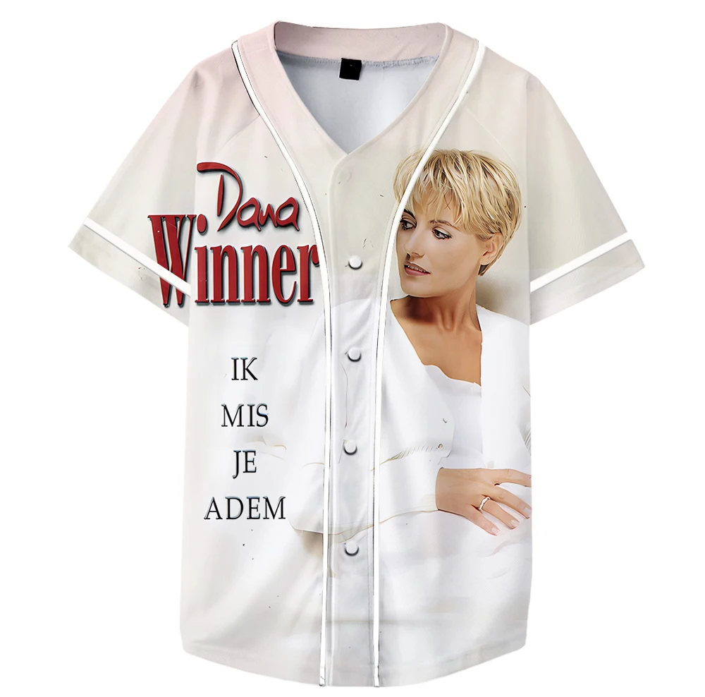 Dana Winner Jersey Tour Merch Baseball T-Shirts Cosplay Women Men Fashion Casual Short Sleeve Tee