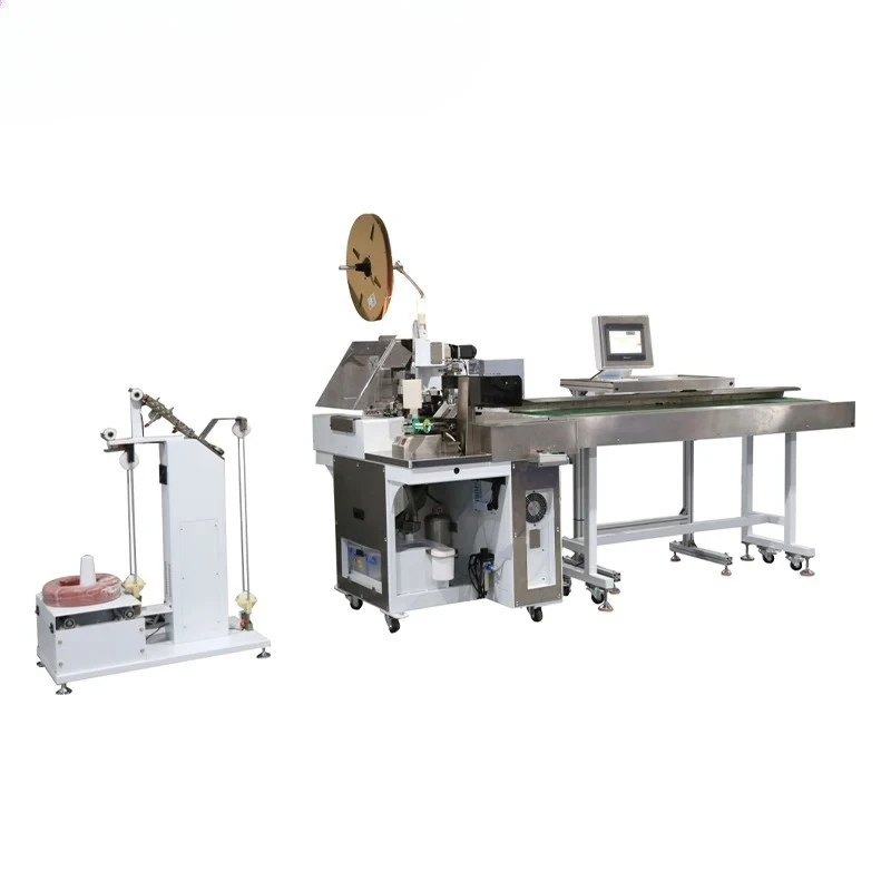 EW-5020 Wire Connector Seals Loading Wire Stripping And Soldering Machine