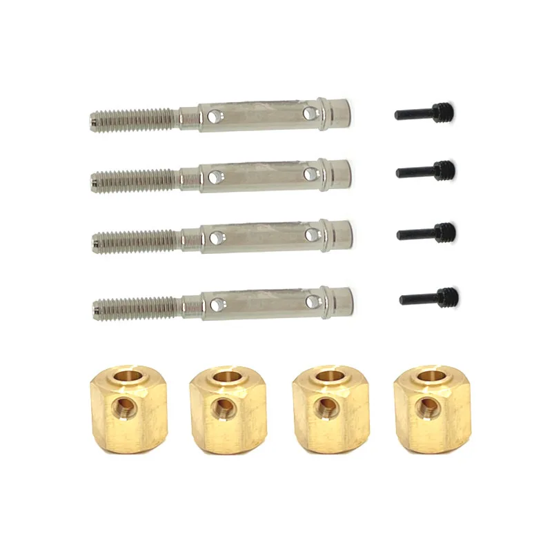 

RC Car Metal Upgrade Four Wheel Drive Widened Coupling Output Shaft Parts Fit For MJX H8H YK4082 4102 6061 Remote Control Car