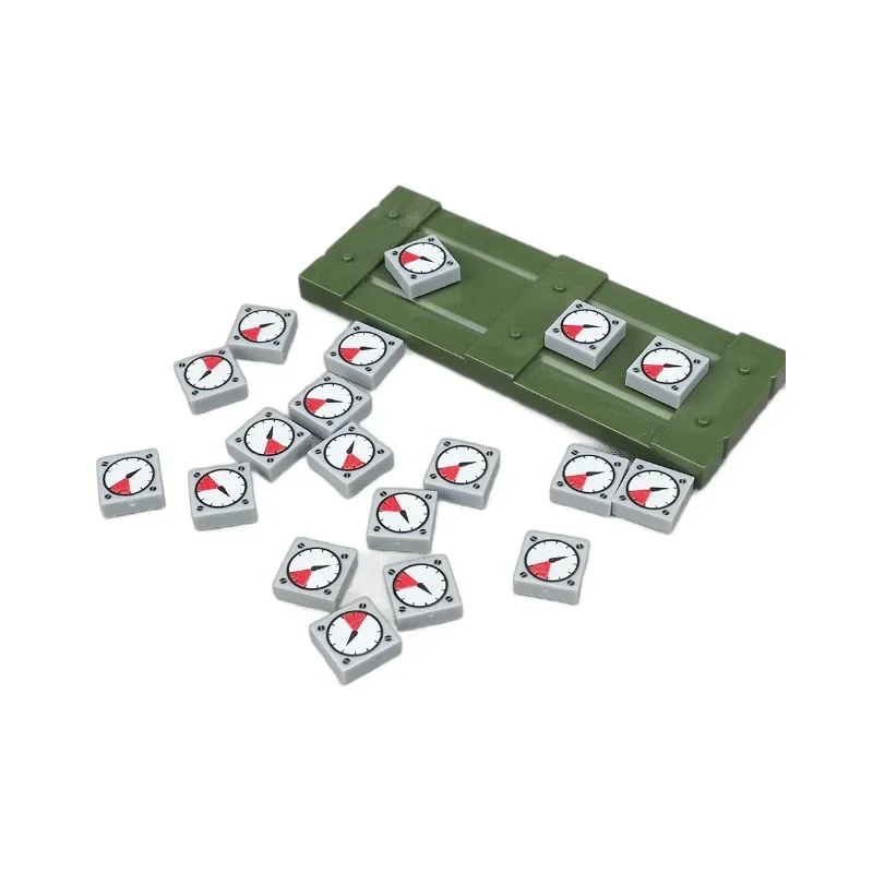 MOC 10PCS Part Bricks 3070 Screw Head Pointer Instrumen Pattern Building Blocks Vehicle Car Machine Compatible Accessories Gifts