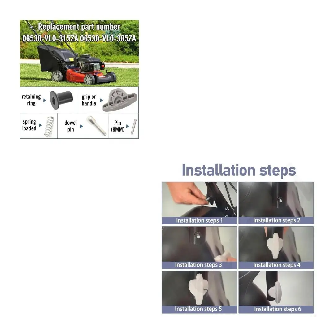 

Lawn Mower Handle Quick Assembly 06530-VL0-315ZA 06530-VL0-305 53158-VL0-B01