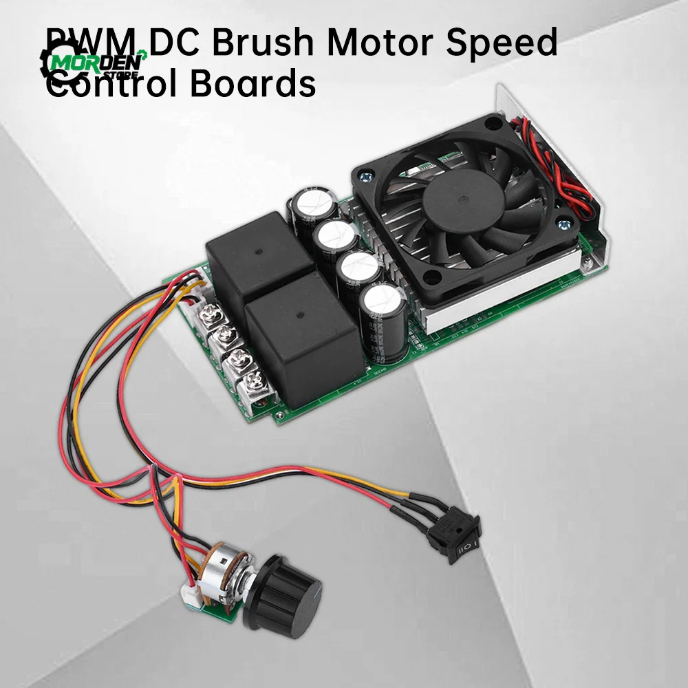 DC10V-50V Speed Controller 100A 3000W Programmable Reversible PWM Control Motor Speed Controller Power Supply