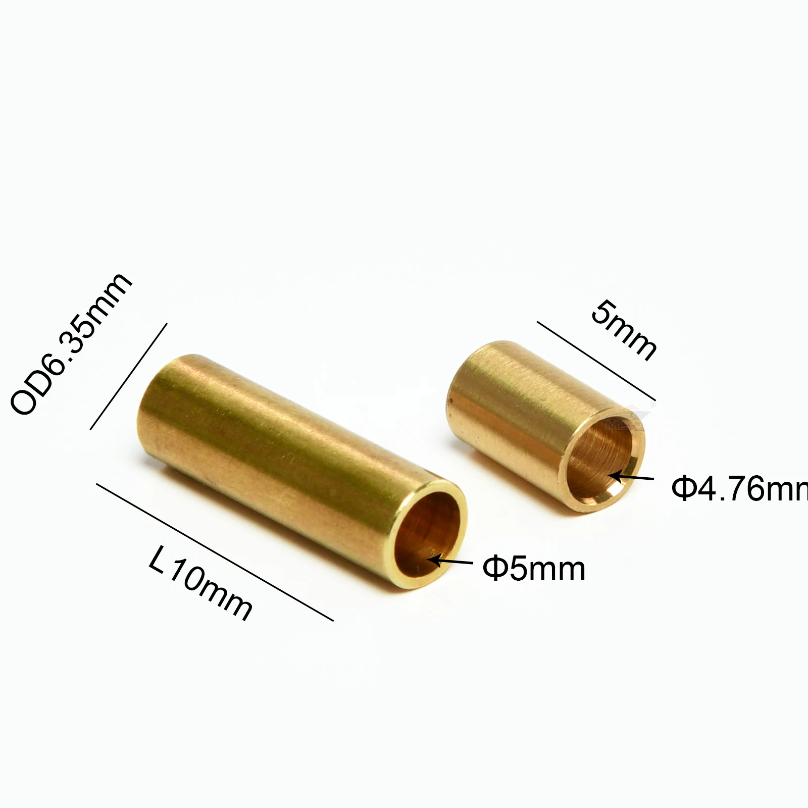 1pc Rc Boat Copper 6.35mm to 5/4.76mm Converting Sleeve / Bush for Diameter 6.35mm 3/16'' prop(screw) 5/4.76mm Shaft Housing