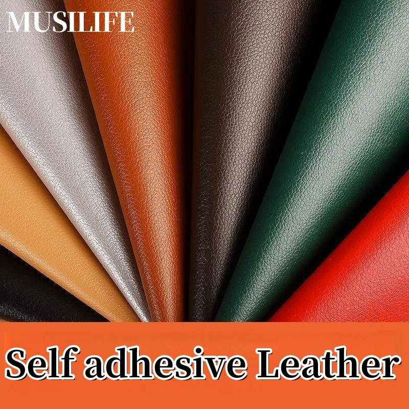 

Leather Repair Tape Self Adhesive for Furniture Sofa Car Seat Chair Diy Waterproof Stick-On Leather PU Fabrics Stickers Patches