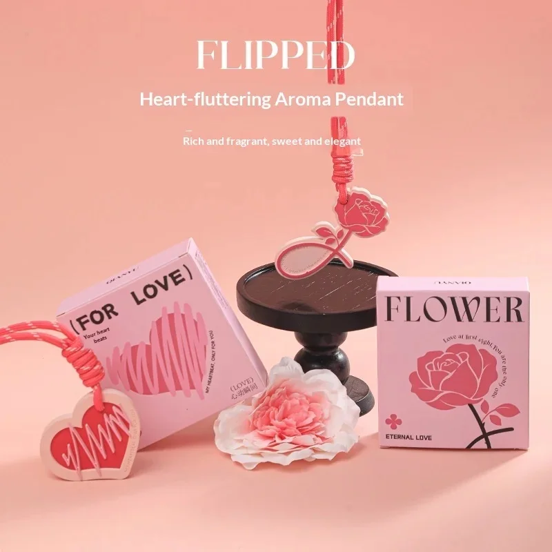 Heart-Shaped Scented Plaster Aromatherapy Pendant for Wardrobes Long-Lasting Fragrance Odor-Eliminating Instagram-Style Scent Di