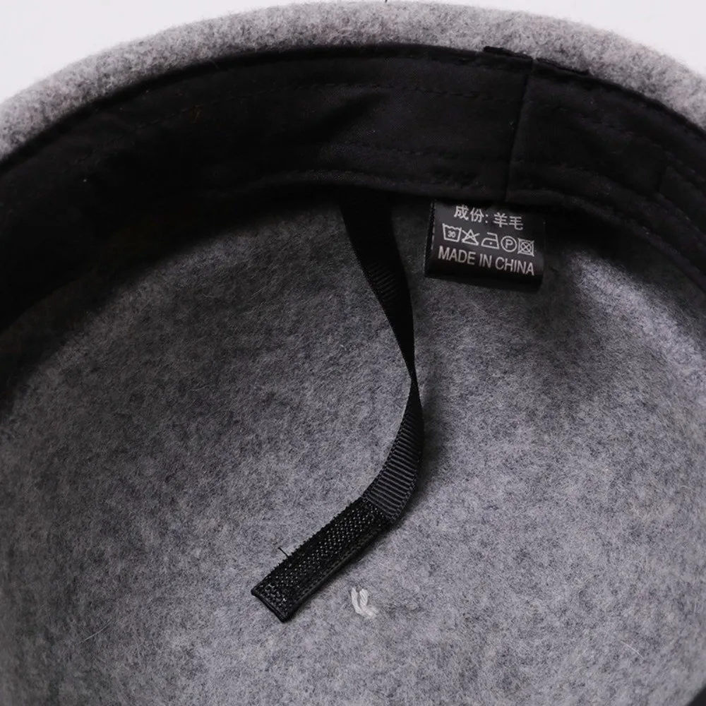 Durable Warm Insulation Dome Pillbox Hat Secure Fit Soft Texture Round Top Hat Wool Women Winter Hat Wedding Party