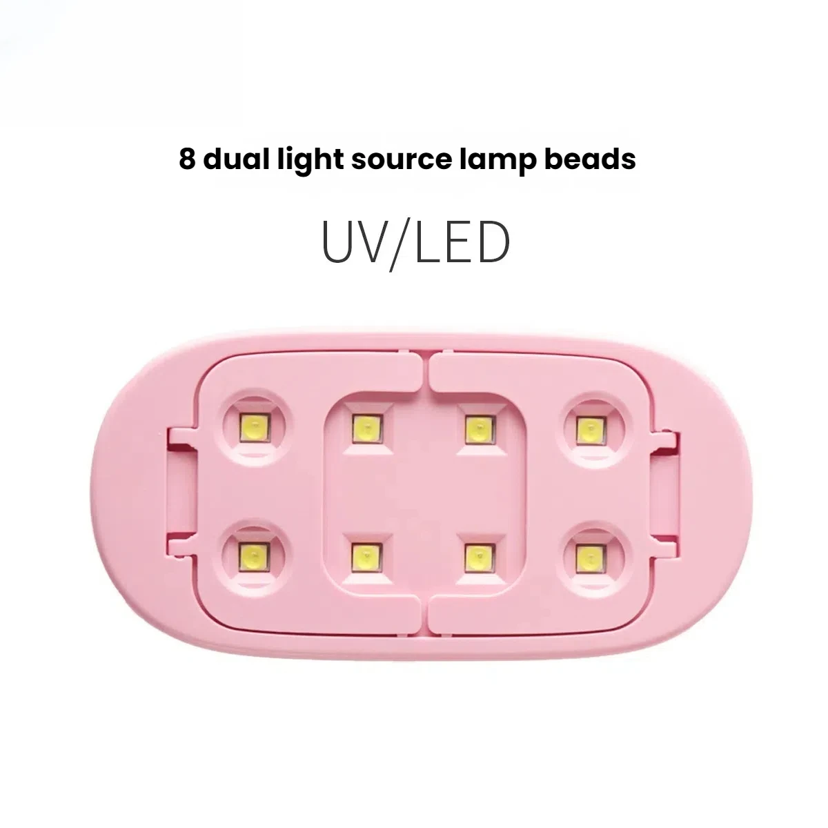 Portable Nail Dryer 8W F8 UV LED Nail Lamp Manicure Apparatus For Gel Nail Polish Nail Art Lamp Drying Nails Home Use