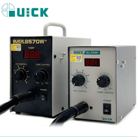 QUICK Hot Air Heat Gun Rework Stations 857DW+/957DW+ 220V Electric 400W Solder Station PCB SMD Soldering Repair Tool