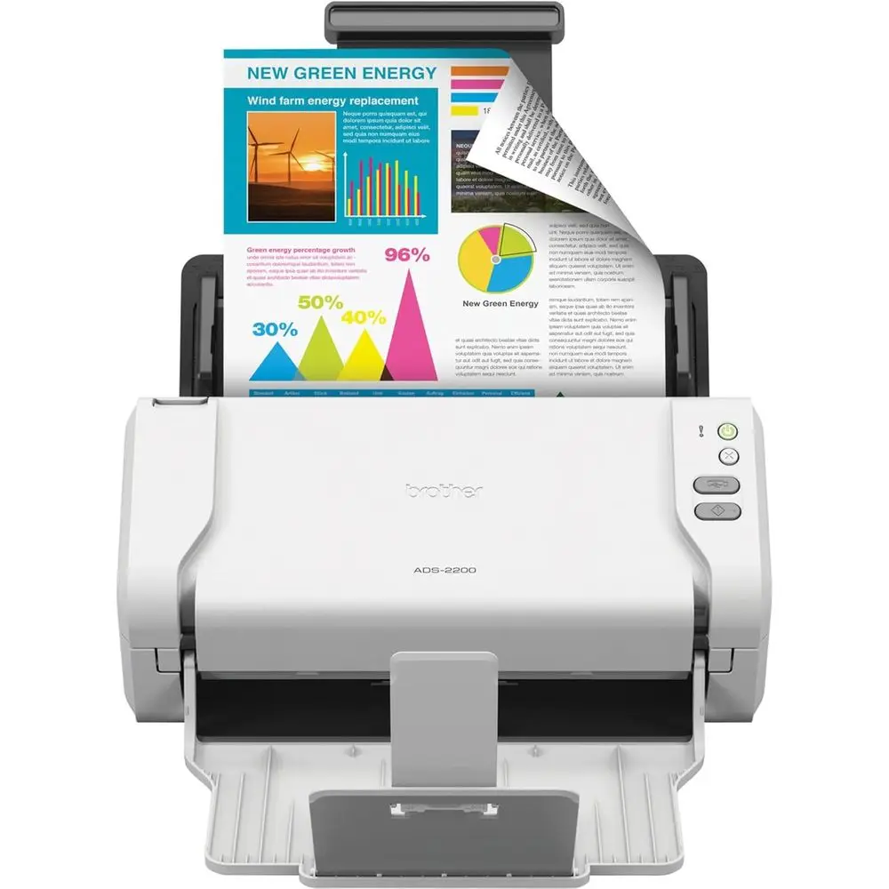High-Speed Desktop Document Scanner, ADS-2200, Multiple Scan Destinations, Duplex Scanning