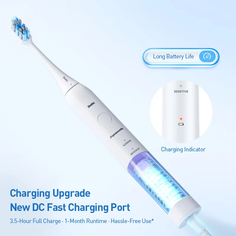 باناسونيك فرشاة الأسنان الكهربائية EW-DC20 5 طرق العمل قابلة للشحن المغناطيسي الإرتفاع سونيك الاهتزاز فرشاة أسنان الإلكترونية #5