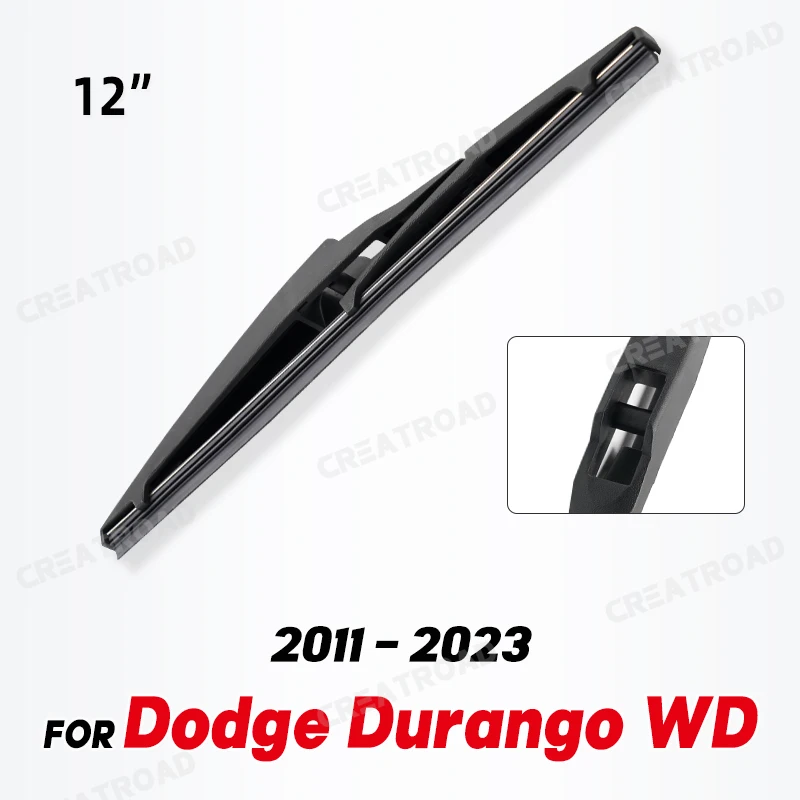 Wycieraczka 12 "tylne pióro wycieraczki dla Dodge Durango WD 2011 - 2023 szyba przednia szyba przednia czysta tylna klapa okno samochodowe szczotka przeciwdeszczowa