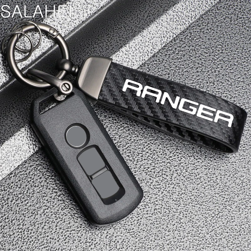 

Carbon Fibre Leather Car Keychain Keyring Pendant Business Gifts For Ford Ranger T5 T6 T7 T8 2023 2022 2021 Jewelry Accessories