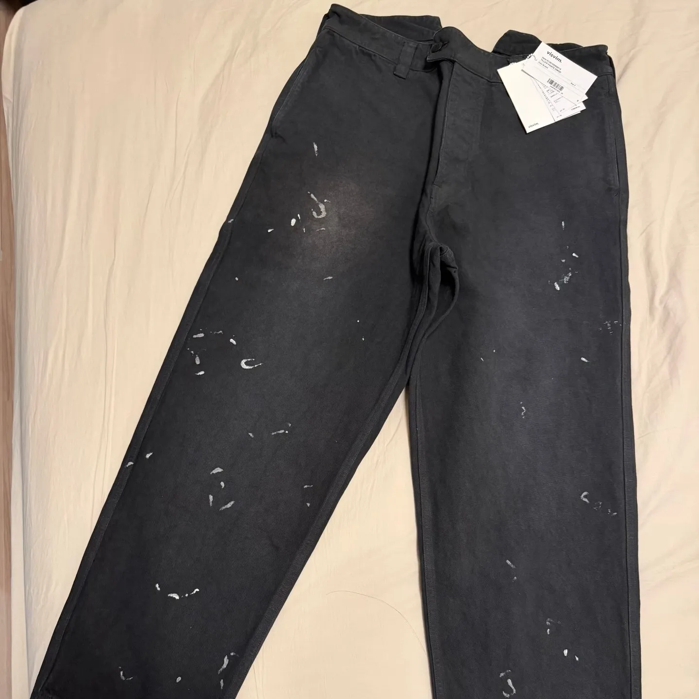 VISVIM WMV style 26SS TILLER PANTS DMGD old ink-splashing trousers