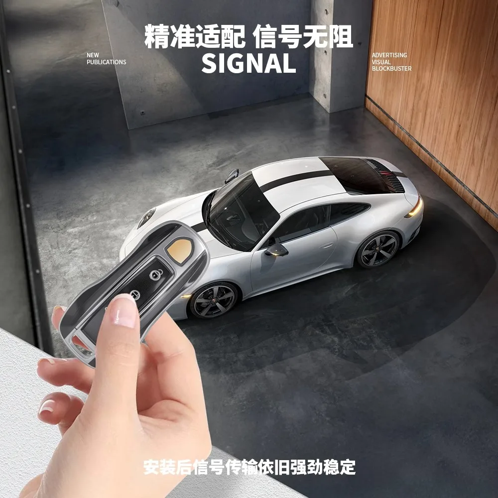High Quality Transparent TPU Remote Key Cover Case Skin Shell For Porsche Panamera Macan Boxster Cayenne 958 911 970 981 991