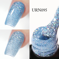 UR SUGAR 7.5ml Glitter Sequin Nail Gel Polish Pink Nude Color Soak Off UV LED Gel Nail Art Semi-permanent Varnish Manicure