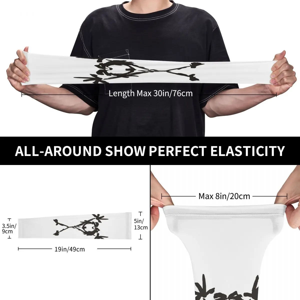 Alive Pearls Jam – manchons de bras d'extérieur, couverture de Protection contre les UV du soleil, manches de tatouage de cyclisme en soie glacée d'été