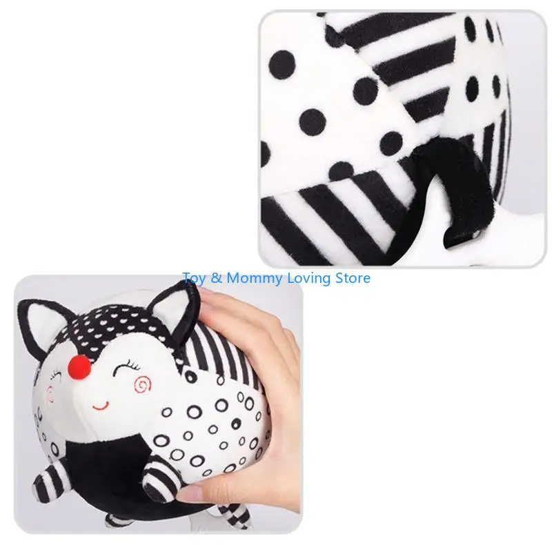Y1qf grazioso peluche a forma animale per le bambole accessori peluche i primi giocattoli educativi letto/divani accompagnano