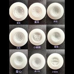 10 pairs Doll Eyes Fundus Resin Patterned 14mm DIY Doll Accessories White Eyeball Fundus BJD Doll Plaster Eyes Fundus