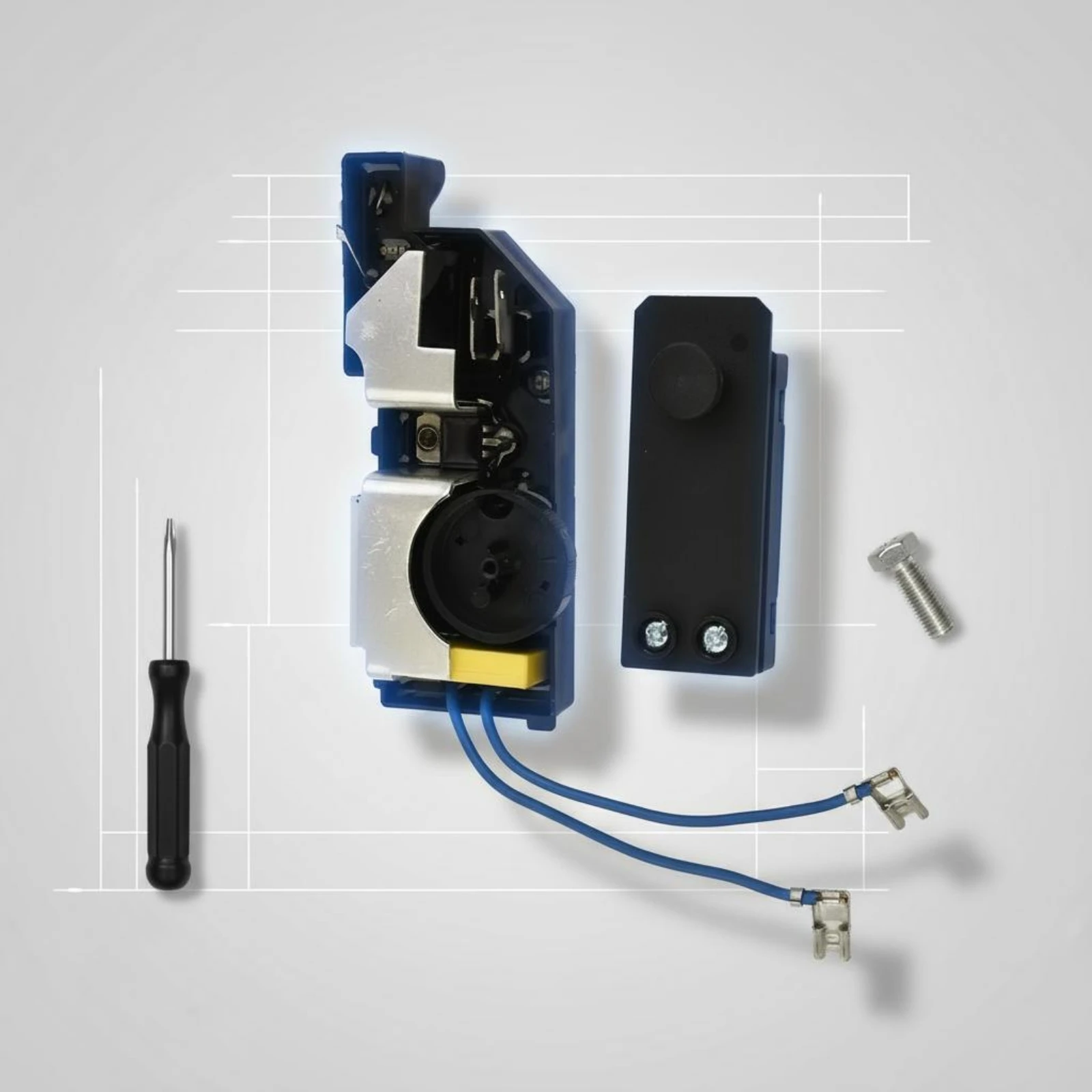 

Drill Speed Controller Switch Replacement Hammer Drill Switch Module Rotary Hammer Regulator Screw Terminals