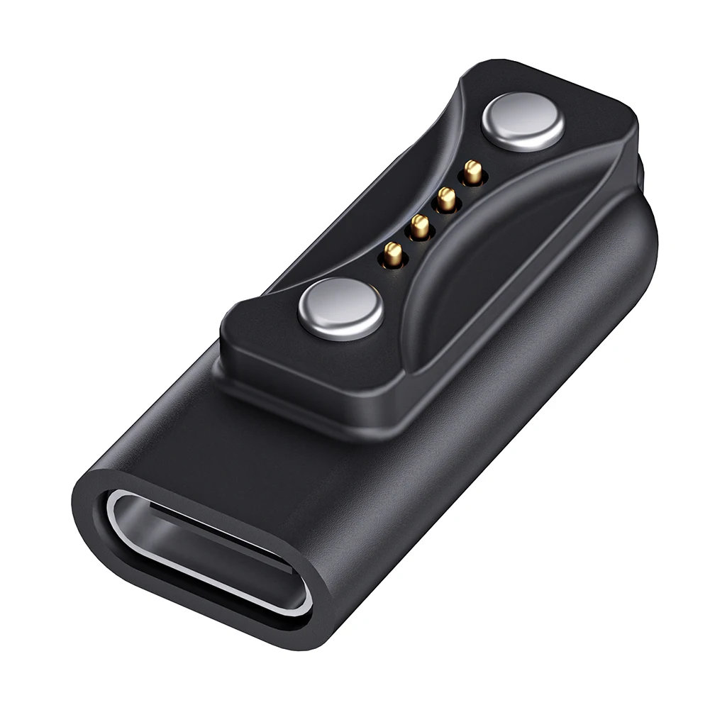 Ermorgen Câble De Charge Magnétique 1m Compatible Polar Vantage M3, V3, Ignite 3, Grit X2 Pro, Pacer - USB-C Noir