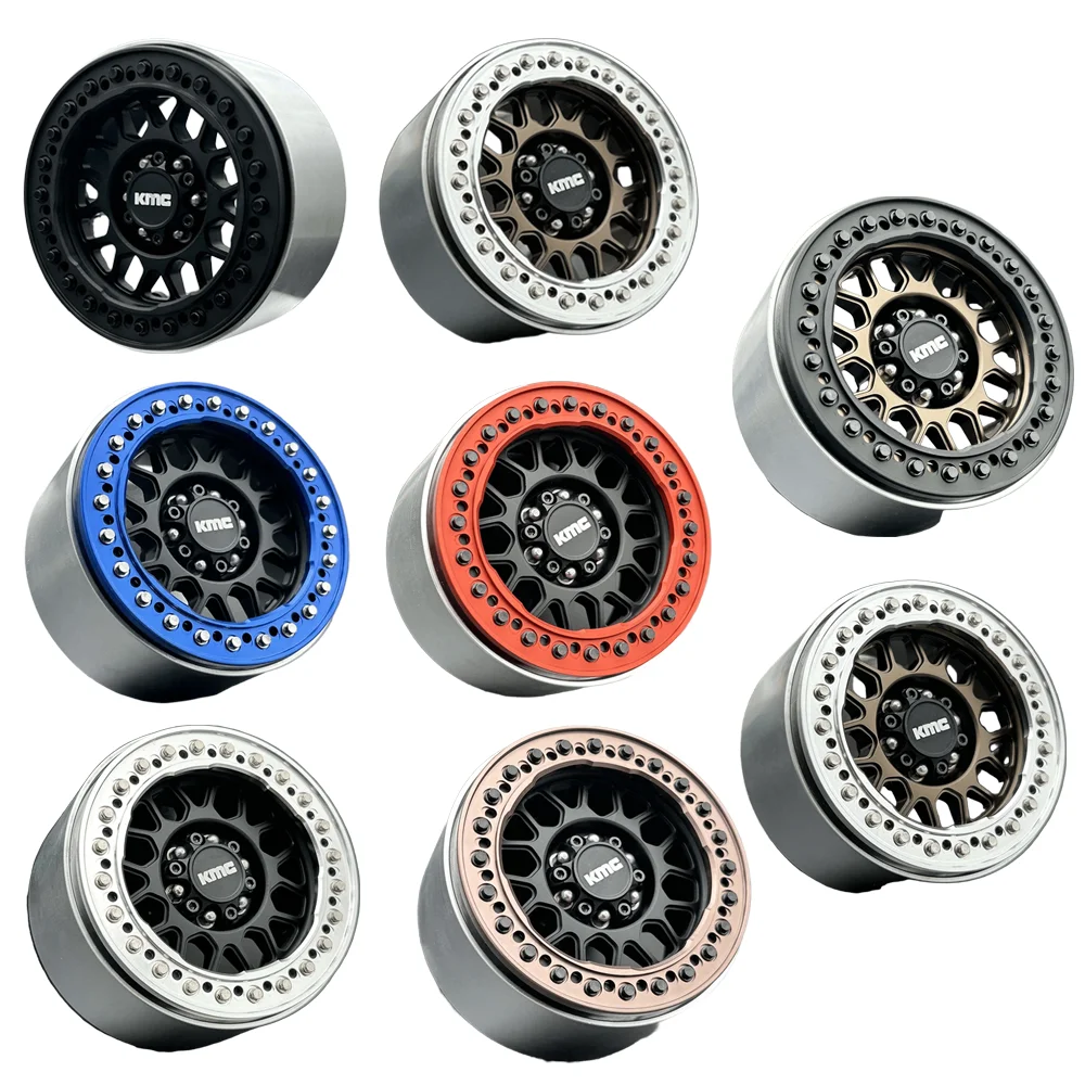 

4PCS Metal 2.2in Beadlock Wheel Hub for 1/10 RC Crawler Car Traxxas TRX4 Defender AXIAL SCX10 RC4WD D90 Wraith Yikong Capra Jeep